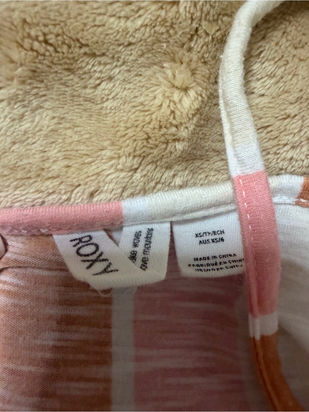 Roxy Striped Maxi Dress in Peach, Pink, and Cream - Picture 2 of 3